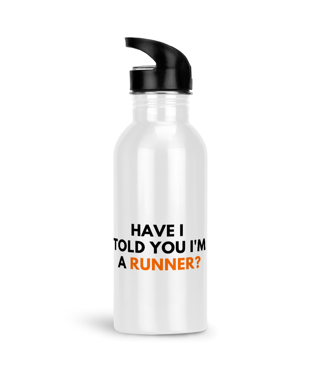 Water bottle 'Gym? I thought you said Gin!' aluminium exercise cup running  cycling 600ml bottle