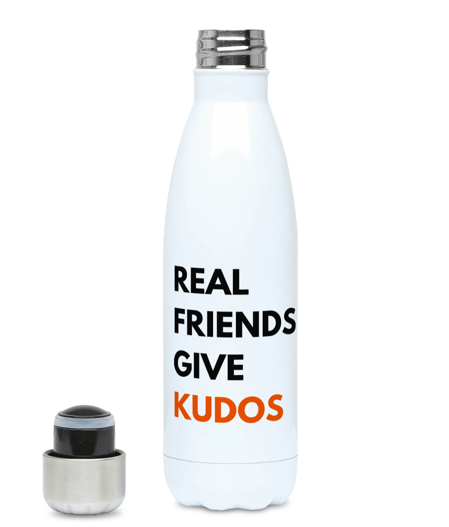 Premium Stainless Steel Water Bottle 500ml - Real Friends Give Kudos