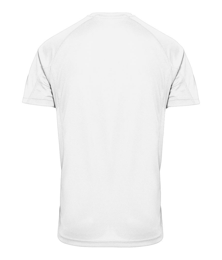 TriDri® Panelled Tech Tee Athletic Performance Motivational T-Shirt - There Is No Finish Line