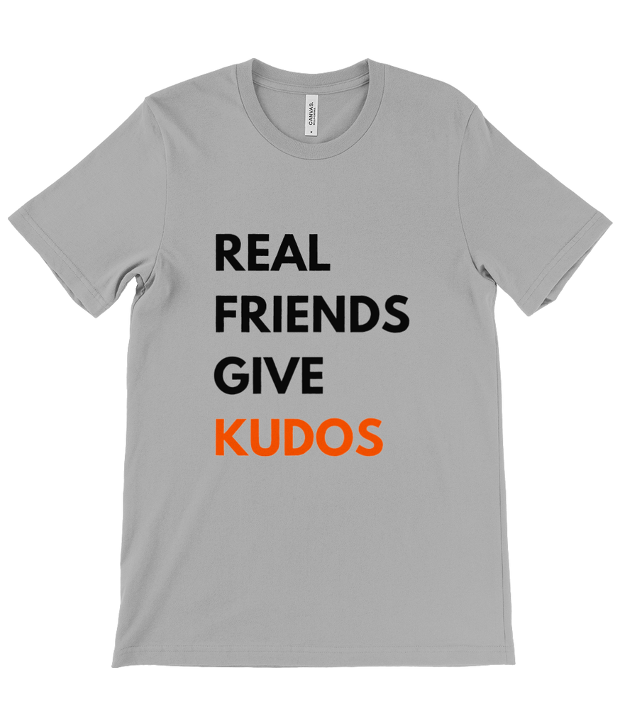 Unisex Crew Neck T-Shirt - Real Friends Give Kudos