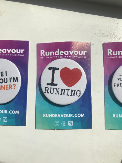 Badges For Runners | Best Seller Gift Set 4x Badges